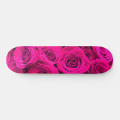 Roze rozen, roze bloemen skateboard (Horizontaal)