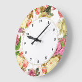 Roze rozen  rozen bloemen klok (Hoek)