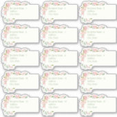 Roze Rozen Sage Groen Vrijgezellenfeest Mailing La Sticker (Voorkant)