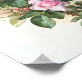  roze rozen schilderen poster (Hoek)