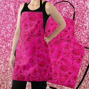 Roze rozen schort