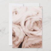 Roze rozen Shabby Chic Afstuderen Foto: Kaart (Achterkant)