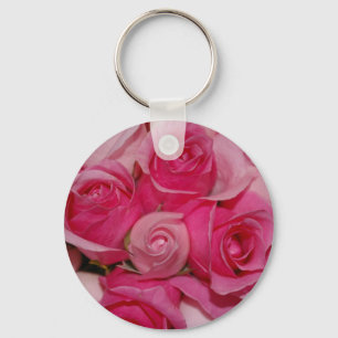 Roze Rozen - Sleutelhanger