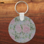 Roze Rozen  Sleutelhanger (Achterkant)