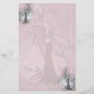 Roze Rozen Sprookjespapier van Molly Harrison Briefpapier