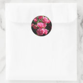 Roze rozen stickers (Tas)