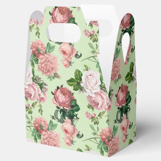 Roze Rozen  Stijl Favoriete Doos Bedankdoosjes (Geopend)