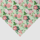 Roze Rozen  stijl Tissuepapier (Detail)