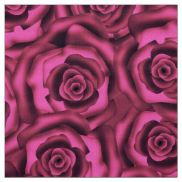 Roze rozen stof