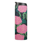 Roze Rozen  Thermosbeker (Geroteerd rechts)