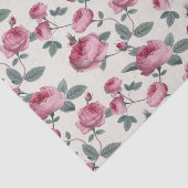 Roze rozen tissuepapier (Detail)