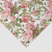   roze rozen tissuepapier (Detail)