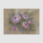 Roze rozen tissuepapier (Voorkant)