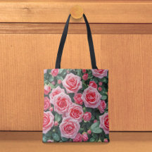 Roze Rozen Tote Tas