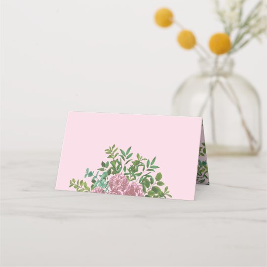 Roze Rozen Tuin Lente Huwelijk (Voorkant)