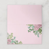 Roze Rozen Tuin Lente Huwelijk (Buitenkant ongevouwen)