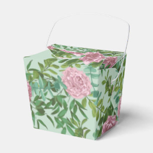 Roze Rozen Tuin Lente Huwelijk Bedankdoosjes
