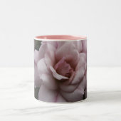 Roze rozen tweekleurige koffiemok (Center)