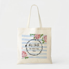Roze rozen van de leraar in het verpleeghuis Bedan Tote Bag