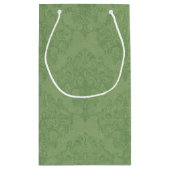 Roze Rozen Vervaagd Damask Gepersonaliseerd Klein Cadeauzakje (Achterkant)