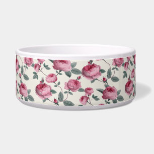 Roze rozen voerbakje