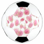 Roze rozen voetbal (Voorkant)