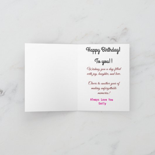 Roze rozen voor een speciale Vriendin verjaardag Kaart (Binnen)