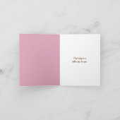 Roze rozen voor Get Well Soon Kaart (Binnen)