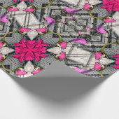 Roze rozen voor jou.... cadeaupapier (Hoek)