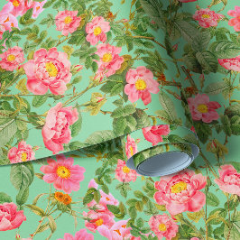 roze rozen wallpaper behang