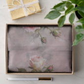 Roze Rozen Waterverf Decoupage Tissuepapier (Geschenk)