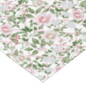 Roze rozen -  Waterverf Floral Tafelkleed (Gekanteld)