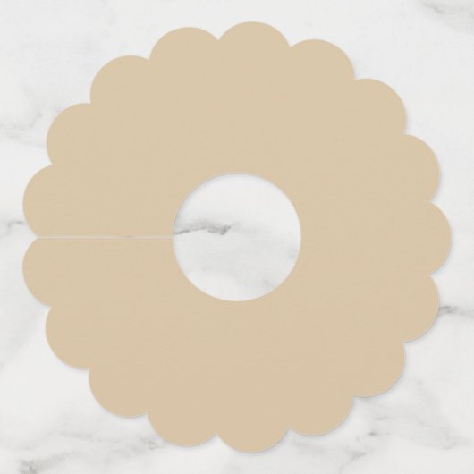 Roze rozen wijnglaslabel (Achterkant)