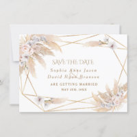 Roze Rozen Witte Orchidee Pampagras Gouden Bruilof