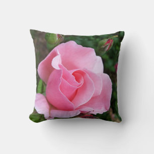 roze rozenbloem kussen