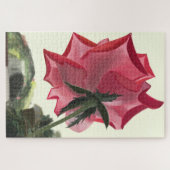 Roze Rozendool Legpuzzel (Horizontaal)