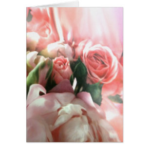 Roze rozenkaart