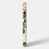  roze rozenpatroon op crème achtergrond Case-Mate iPhone case (Achterkant / Links)