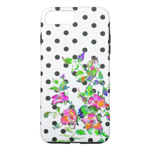  roze rozenpolka-stippen Case-Mate iPhone case (Achterkant)