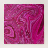 Roze rozenzwirls legpuzzel (Verticaal)