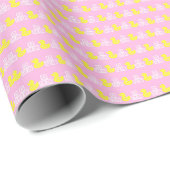 Roze Rubber Duck Cadeaupapier (Rol Hoek)