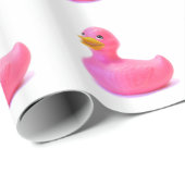 Roze Rubber Duck Cadeaupapier (Rol Hoek)
