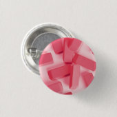 Roze rubber gumpers ronde button 3,2 cm (Voorkant /achterkant)