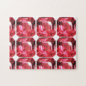 Roze Ruby edelsteen Legpuzzel (Horizontaal)