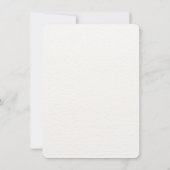 Roze Ruffle Bow Verjaardag Uitnodiging (Achterkant)