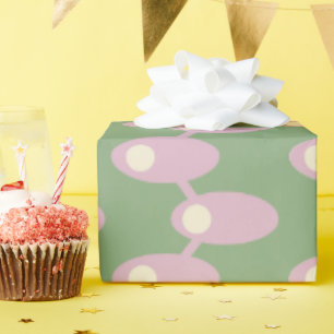 Roze Ruimteschepen Cadeaupapier