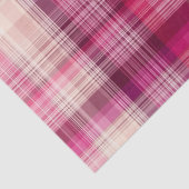 Roze ruit tissuepapier (Detail)