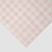 Roze rustieke Gingham Spring Farmhouse Tissuepapier (Detail)