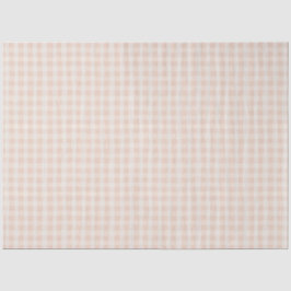 Roze rustieke Gingham Spring Farmhouse Tissuepapier