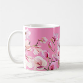 Roze Sakura Bloemen Design Koffiemok
